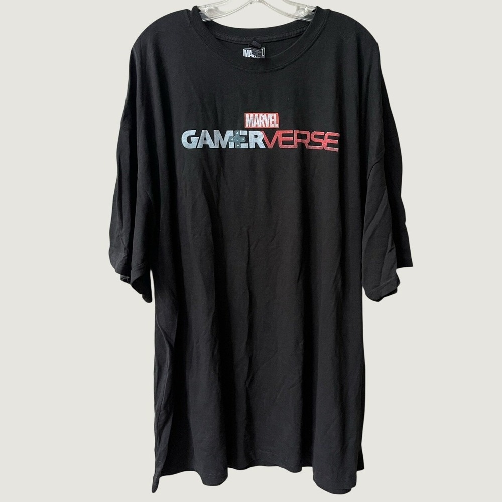 Marvel GamerVerse Short Sleeve T Shirt Mens 4XL Black Gaming Graphic Tee